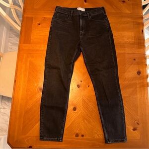 Everlane - High Rise Jeans - Sz 30 Regular - Black